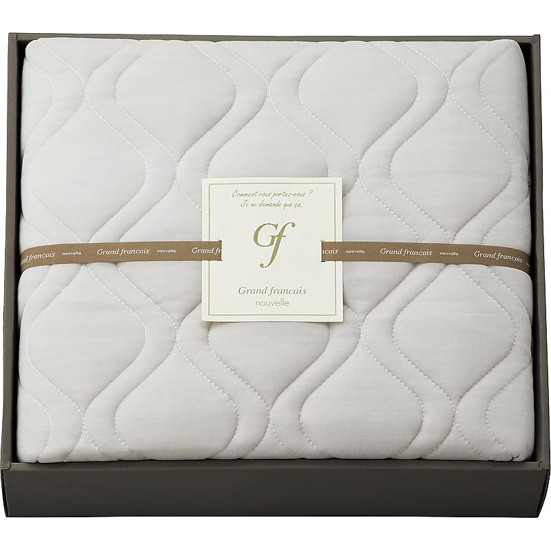 ( グランフランセヌーベル ) クール接触冷感敷パット ( グレージュ ) ( 662-5596p )