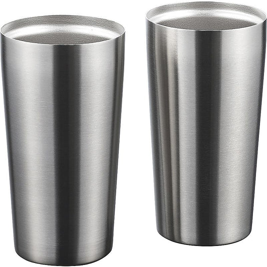 ( 粋 ) 真空2重ステンタンブラー450mlペア ( 662-5777p )
