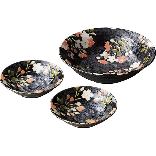 ( 宇野千代 / 花和み ) 香物鉢揃 ( 662-5864p )