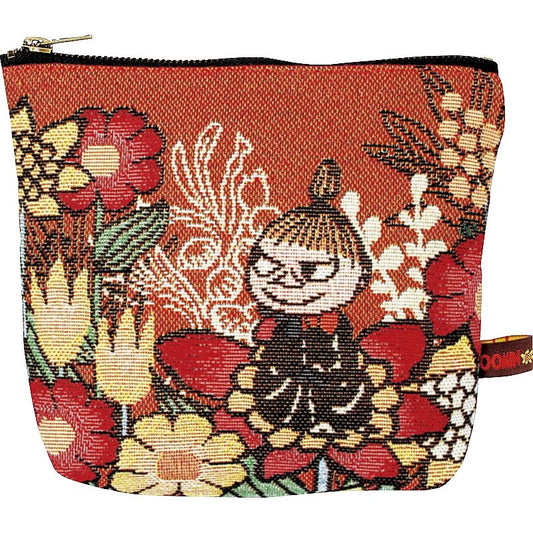 ( ムーミン ) 花と一緒に ゴブラン織りポーチ ( 662-6384p )
