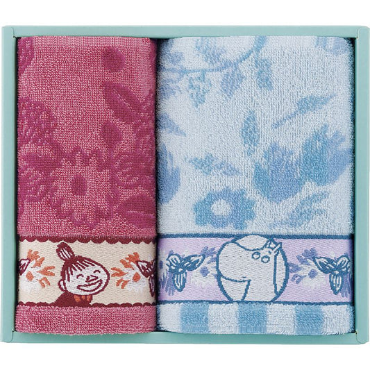 ( ムーミン ) フェイスタオル＆タオルハンカチ ( 662-6462p )