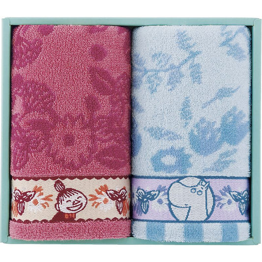 ( ムーミン ) フェイスタオル2P ( 662-6463p )