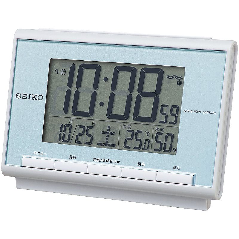 セイコー 電波デジタル目覚まし 662-6649p