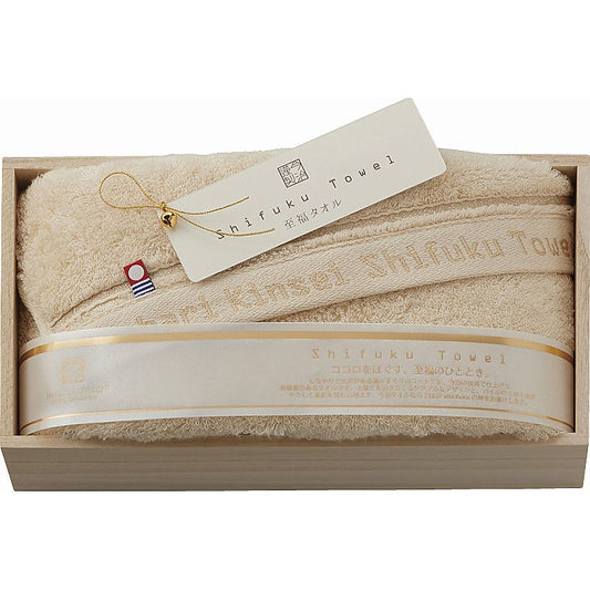 今治謹製 至福タオル バスタオル ゴールド 662-6680p