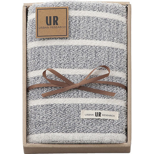 アーバンリサーチ フェイスタオル ブルー 662-6741p