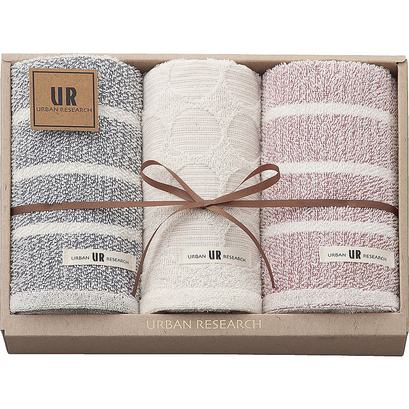 アーバンリサーチ フェイスタオル3P 662-6747p
