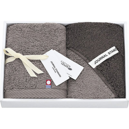 ジャーナルスタンダードファニチャー ツートーン ウォッシュタオル2P 662-6748p