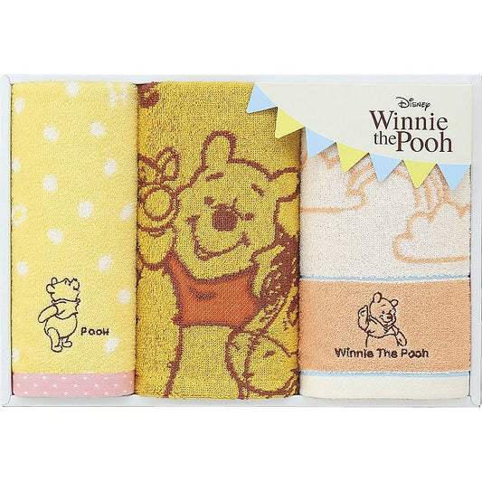 ディズニー ハロー！プー＆フレンズ フェイスタオル2P＆ゲストタオル 662-6764p