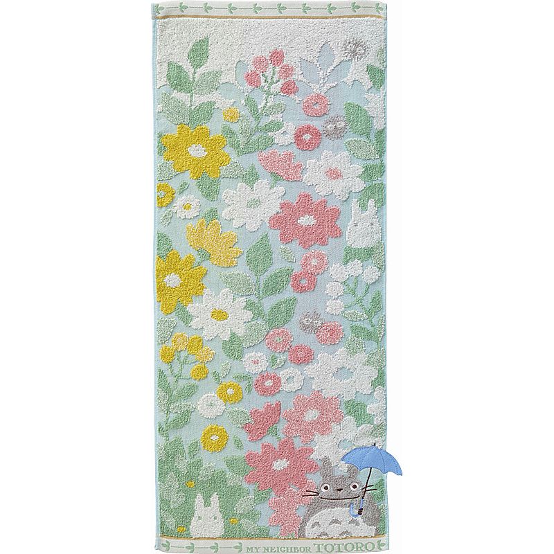 となりのトトロ 花景色 フェイスタオル 662-6793p