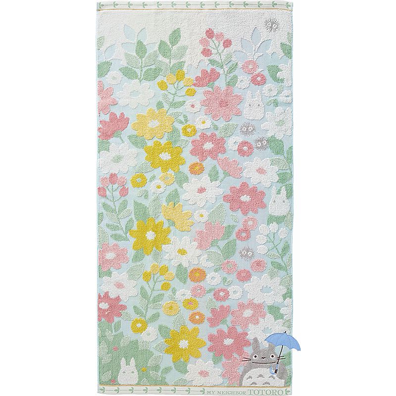 となりのトトロ 花景色 バスタオル 662-6794p