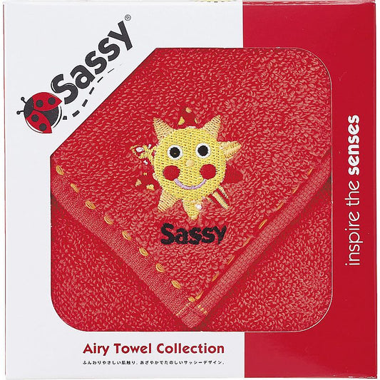 ※ご注文は2個以上～ サッシー ミニタオル レッド 662-6803p