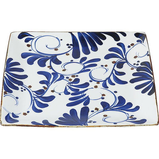 波佐見焼 karakusa 角プレート 大 662-6993p