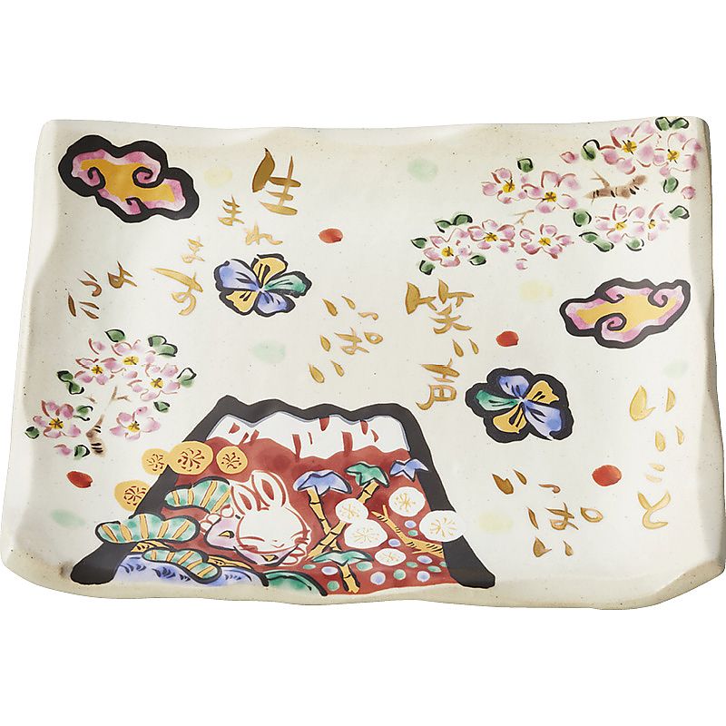 ※納期30日程度 夕立窯 富士日記 あれこれよくばり皿 662-7011p