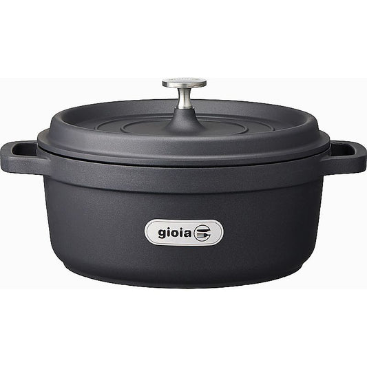 ジョイア キャセロール24cm BK ブラック 662-7049p