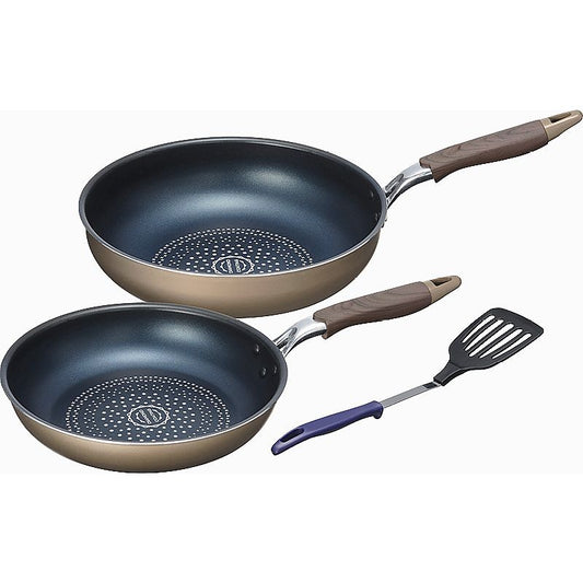 ブラナーノⅡ IH対応フライパン26cm＆いため鍋28cm（ターナー付） 662-7057p