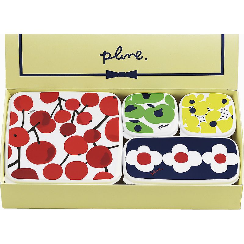 プルーン シール容器4点セット・B 662-7067p