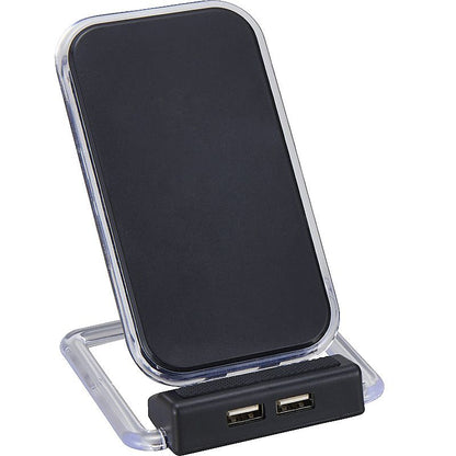 2USBポート付ワイヤレス充電器 アスタブ 662-7103p