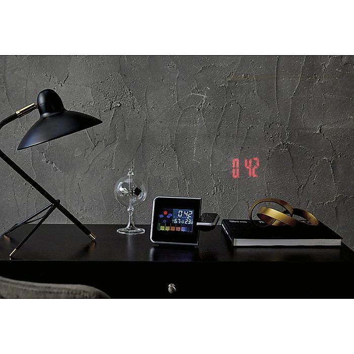 プロジェクター機能付ウェザークロック 662-7129p