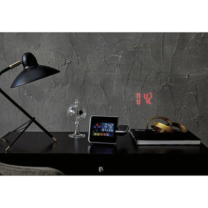 プロジェクター機能付ウェザークロック 662-7129p