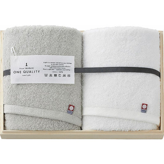 今治 ONE QUALITY フェイスタオル2P 662-7137p