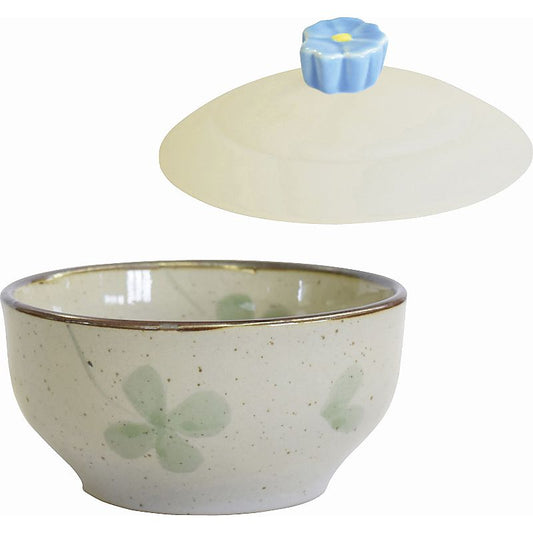 シリコンふた付き レンジ小鉢 クローバー 662-7170p