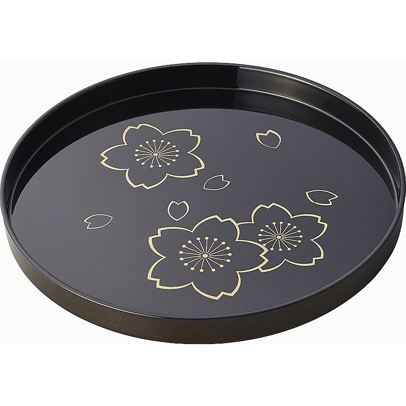 日展作家 橋爪靖雄 夢桜 8.0丸盆 662-7231p