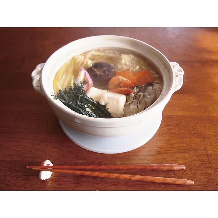 土鍋 （蓋付） 白 662-7287p