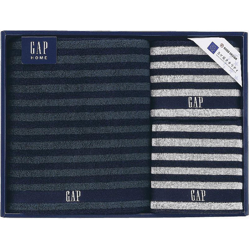 GAP HOME NEW ボーダーギフト タオルセット 662-7560p