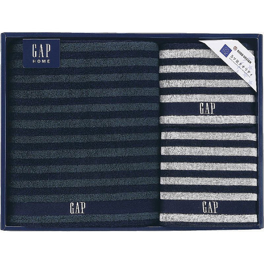 GAP HOME NEW ボーダーギフト タオルセット 662-7560p