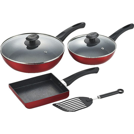 落合務 IH対応マーブルフライパンDXセット 662-7591p