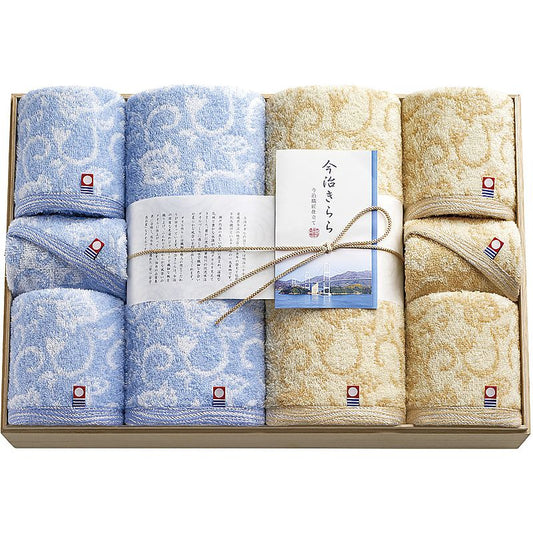今治きらら 愛媛今治 木箱入りタオルセット 662-7655p