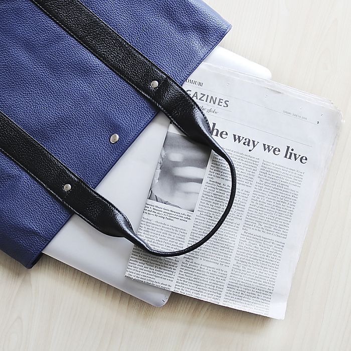 ON THE BAG 姫路レザー手提げトートバッグ 662-7678p