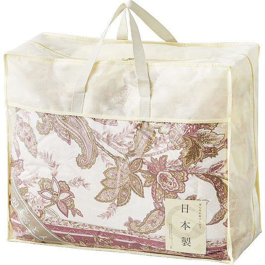 ダウン85%入りダウンケット ピンク 662-7702p