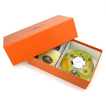 Dreamlight ドリームクロック スタンド キャンドル付き | スプリングフラワー | ネーム入り