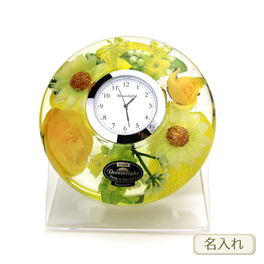 Dreamlight ドリームクロック スタンド キャンドル付き | スプリングフラワー | ネーム入り