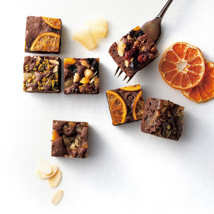 ホシフルーツ HOSHI FRUITS ナッツとドライフルーツの贅沢ブラウニー 3個