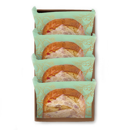 望月シェフ×ホシフルーツ ７種のフルーツが詰まった「デザートパウンドケーキ」 4個