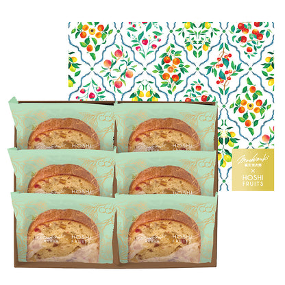 望月シェフ×ホシフルーツ ７種のフルーツが詰まった「デザートパウンドケーキ」 6個