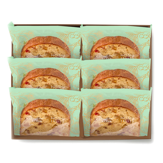 望月シェフ×ホシフルーツ ７種のフルーツが詰まった「デザートパウンドケーキ」 6個