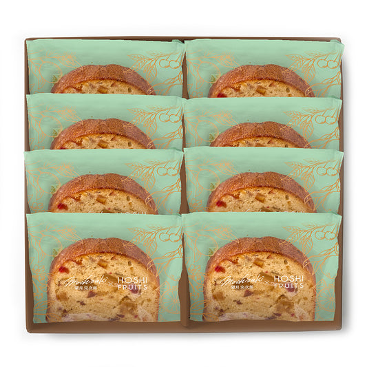 望月シェフ×ホシフルーツ ７種のフルーツが詰まった「デザートパウンドケーキ」 8個