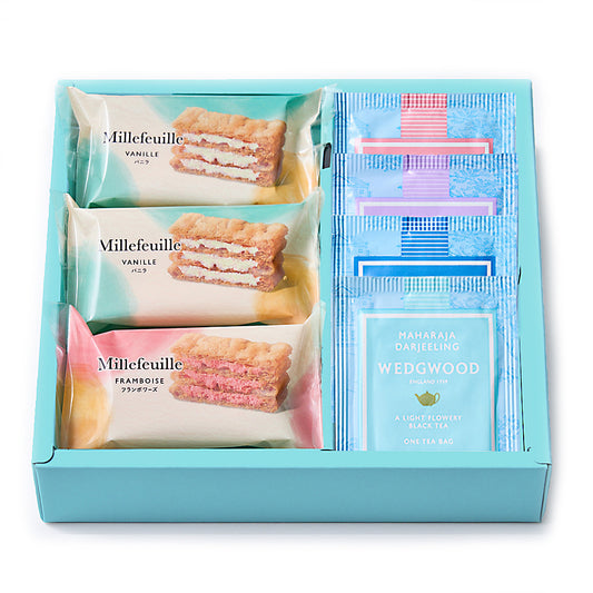 WEDGWOOD ミルフイユ＆ウェッジウッド ティーバッグセット 7個