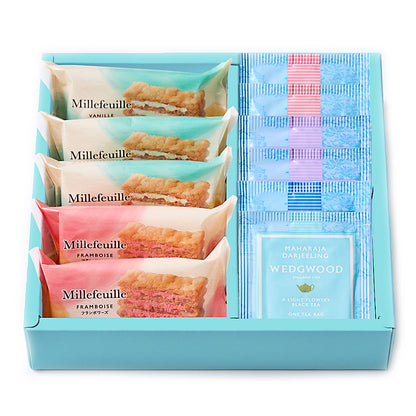 WEDGWOOD ミルフイユ＆ウェッジウッド ティーバッグセット 11個