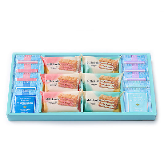 WEDGWOOD ミルフイユ＆ウェッジウッド ティーバッグセット 16個