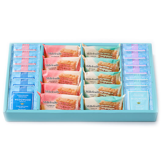 WEDGWOOD ミルフイユ＆ウェッジウッド ティーバッグセット 24個