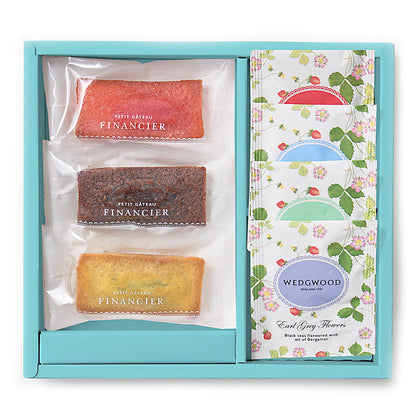 WEDGWOOD フィナンシェ＆ウェッジウッド ワイルドストロベリー ティーバッグアソート 7個