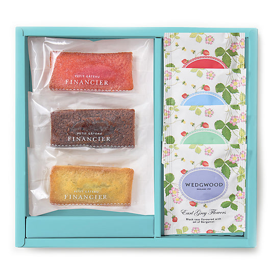 WEDGWOOD フィナンシェ＆ウェッジウッド ワイルドストロベリー ティーバッグアソート 7個