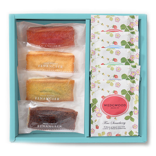 WEDGWOOD フィナンシェ＆ウェッジウッド ワイルドストロベリー ティーバッグアソート 9個