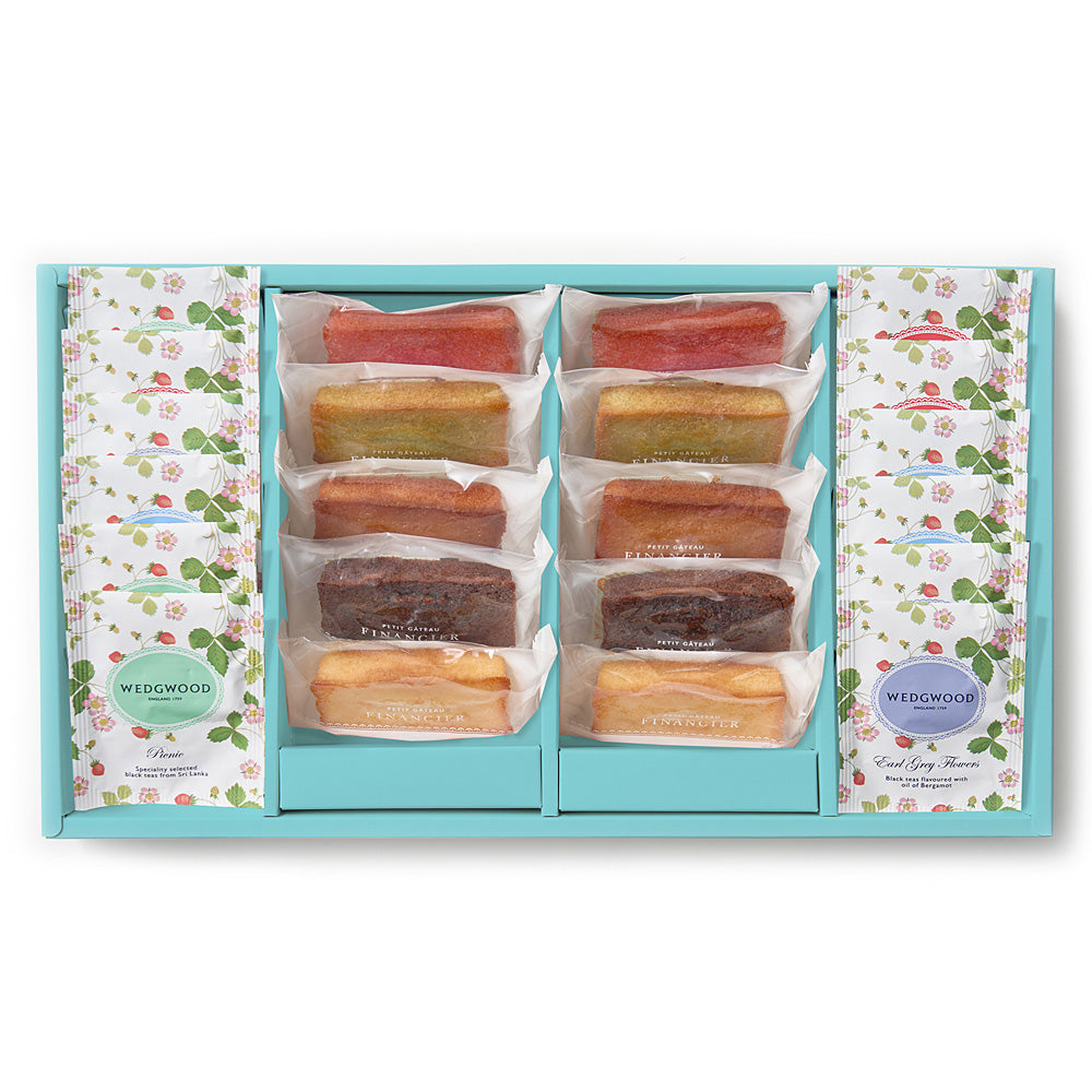 WEDGWOOD フィナンシェ＆ウェッジウッド ワイルドストロベリー ティーバッグアソート 22個