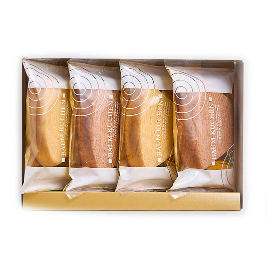 なだ万監修 絆のかさなり バウムクーヘン詰め合わせ 大納言＆和三盆