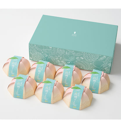 ホシフルーツ 山梨の白桃ぜりぃ 7個 | 5月～9月 期間限定